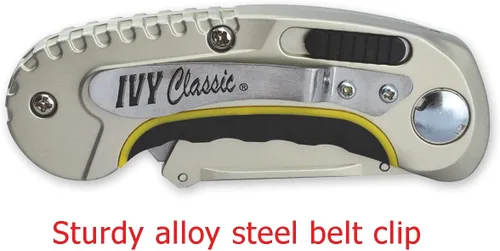 Vista 4 de IVY Classic 11145 Hinge-Loc Cuchillo utilitario plegable, 1/tarjeta