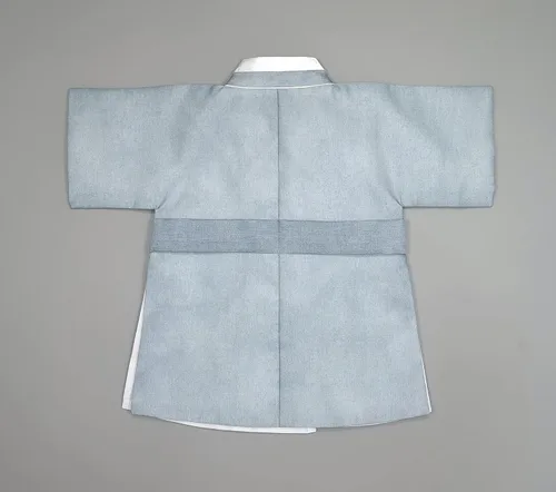 Vista 5 de OSBH001 - Disfraz tradicional de Hanbok coreano para bebé, 100 días de 1 a 8 años, para primer cumpleaños