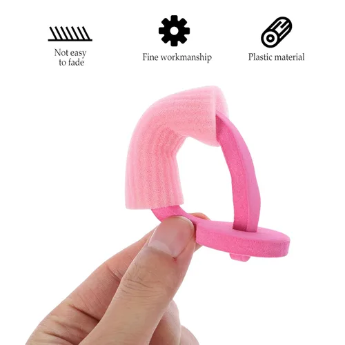 Vista 2 de Beavorty Rodillos de esponja para el cabello, rodillos de espuma suave, rizadores y peinados en tamaño grande
