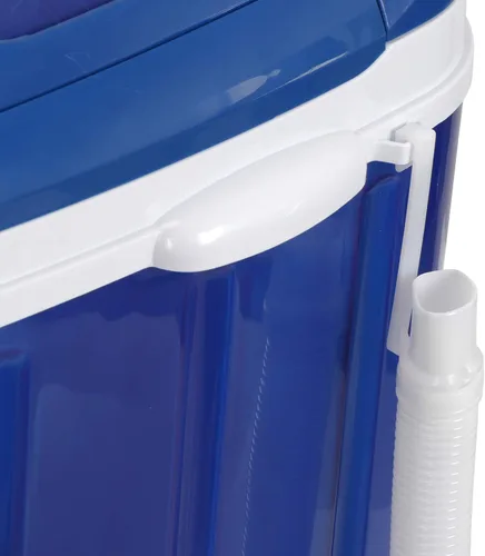 Vista 7 de Nouva Mini lavadora, lavadora portátil de 5.7 libras para lavandería compacta, lavadora de camping semiautomática y giratoria