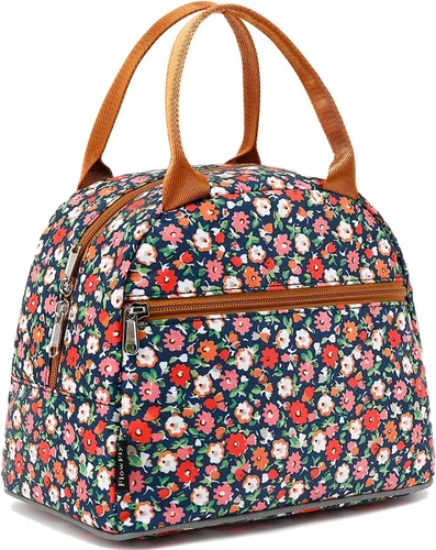 Vista 10 de Bolsa de almuerzo aislada FlowFly - Bolsa de asas organizadora para mujeres/hombres, Alpaca