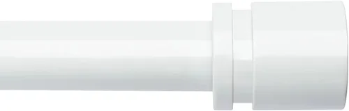Vista 12 de Byondeth - Cortineros para ventanas de 16 a 28 pulgadas, longitud ajustable, 1 pulgada de diámetro, cortinero con remates de aluminio, color bronce