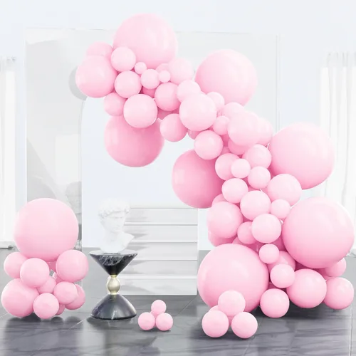Vista 46 de PartyWoo - Globos de color albaricoque retro, 120 unidades de 5 pulgadas, de látex, para arco de globos, decoración de fiesta y de cumpleaños