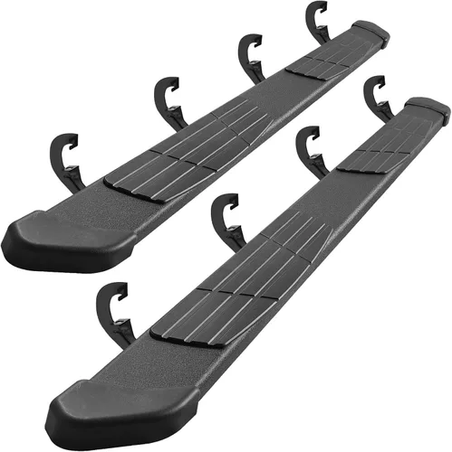Vista 10 de Estribos de 6.5 pulgadas compatibles con Honda Ridgeline 2017-2025. Estribos de acero al carbono para camiones compatibles con Ridgeline.