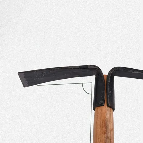 Vista 7 de Garden Pick Pickaxe Garden Hoe Pick Mattock Herramienta de mano multiusos para deshierbar siembra excavación torneado Herramientas de minería