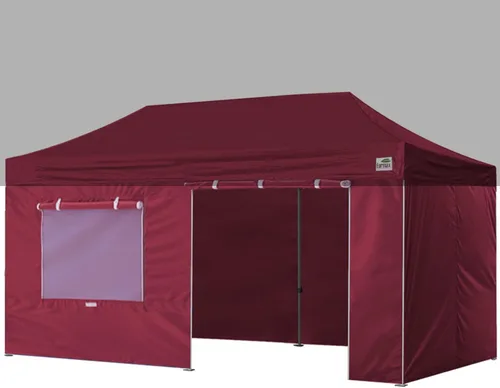 Vista 27 de Eurmax - Kit de paredes con cierre para toldo de 10 x 20 pies, con ventana de malla y puerta enrollables, solo 4 paredes (color blanco)