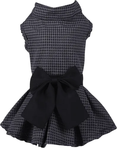 Vestidos para mascotas para perros pequeños, gatos, niñas, lindo vestido de princesa con lazo y pompón, camisa para cachorros, falda para todo