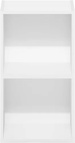 Vista 200 de Furinno - Estantería de cubos de 5 niveles serie Luder para libros y almacenamiento, color roble francés