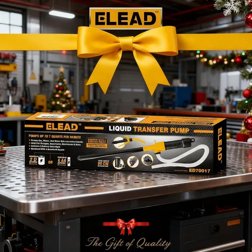 Vista 9 de ELEAD Bomba portátil con batería - Bomba eléctrica de transferencia de combustible/agua 2.4 GPM, bomba de sifón líquido con control de flujo