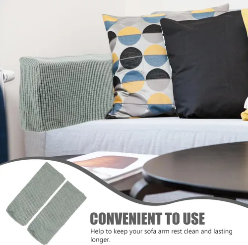 Vista 4 de BESPORTBLE Protectores de brazo de silla, funda elástica para reposabrazos de sofá, funda protectora elástica para el hogar, oficina, sillón