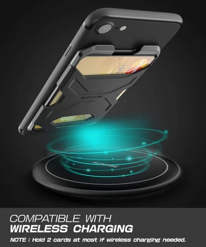 Vista 6 de SUPCASE Billetera adhesiva delgada, (2 unidades) ultra fina de silicona para tarjetas de crédito, compatible con la mayoría de teléfonos
