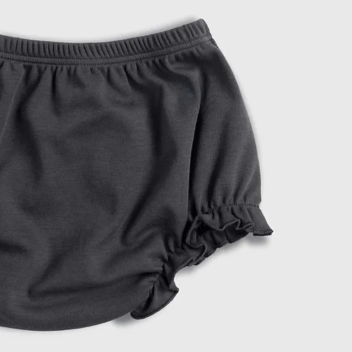 Vista 3 de ayaecofashion Pañal de algodón Pima orgánico para bebé, color gris, 3M