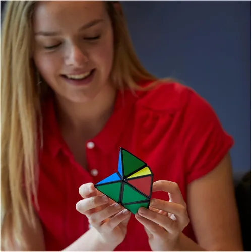 Vista 7 de Rubik's Cubo, pirámide, pirámide de Rubik's para resolver problemas, rompecabezas clásico a juego de colores, juguete antiestrés, rompecabezas