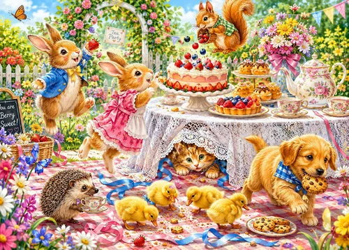 Vista 23 de Beautiful Cottage Jigsaw Puzzles 1000 Pieces for Adults Hermosa cabaña