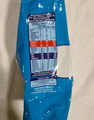 Vista 2 de 2 bebidas de leche en polvo fortificadas de la marca Bear de 23.99 oz con hierro, zinc y vitamina C (2 x 23.99 oz)