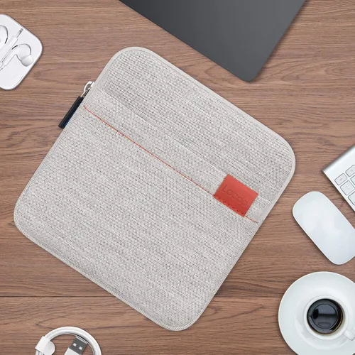 Vista 7 de Lacdo Impermeable USB CD DVD Writer Blu-Ray almacenamiento protector bolsa de transporte compatible Apple MD564ZM/A SuperDrive, trackpad mágico