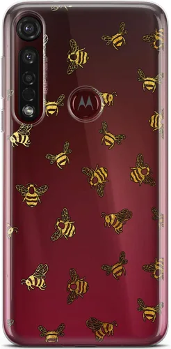Vista 4 de Mertak Funda para teléfono compatible con Motorola Edge + Moto G9 G8 Plus G7 Play Power Z4 para mujer, ligera, flexible, delgada, funda protectora