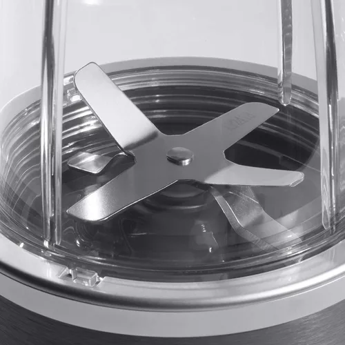 Vista 4 de NutriBullet NBR-1201 - Sistema de licuadora/mezclador de alta velocidad, 12 piezas, gris (600 W)