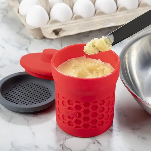 Vista 5 de PrepSolutions Colador de Grasa – Acero Inoxidable, Eliminación Rápida y Fácil de Grasa para Cocinar