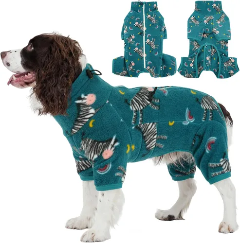 Vista 31 de ROZKITCH Abrigo térmico de invierno para perro, pijama de forro polar suave, resistente al viento, chaqueta cálida para clima frío, chaleco