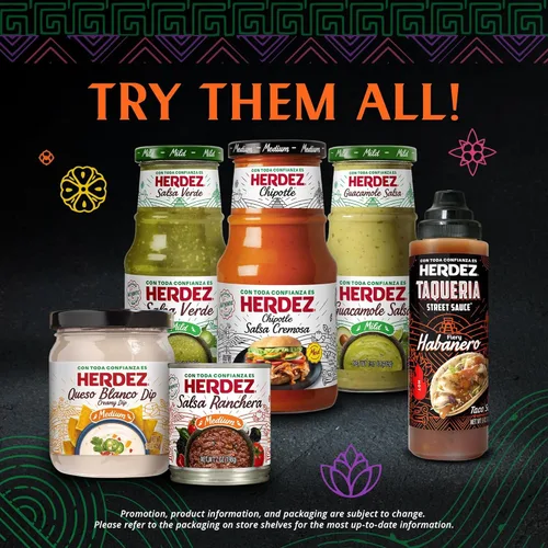 Vista 5 de HERDEZ Salsa de guacamole, mediano, jarra de 32 onzas, sin gluten, kosher, auténtica salsa mexicana suave y sabrosa a base de aguacate