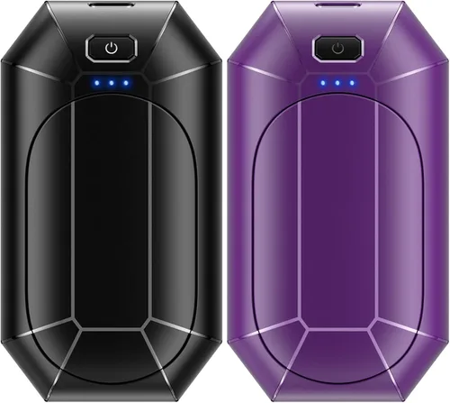 Vista 12 de Hand Warmers Rechargeable, Dnaleao 2 Pack 4000mAh Electric Portable Pocket Heater, Heat Therapy Great for Outdoors, Hunting, Golf, Camping, Warm