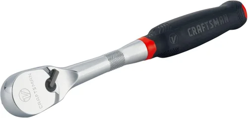 Vista 9 de CRAFTSMAN Trinquete serie V, accionamiento de 1/4 y 3/8 pulgadas, agarre cómodo, paquete de 2 (CMMT86502V)