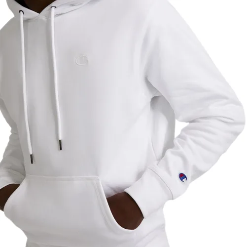 Vista 4 de Champion - Sudadera con capucha para hombre con forro polar, peso medio, con logo de C (normal o grande y alto)