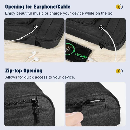 Vista 5 de MoKo Funda protectora para tablet de 9-11 pulgadas 360°, compatible con iPad Air M3 11, 5/4th 10.9, iPad A16 10/9/8/7th 10.2, iPadPro de 11