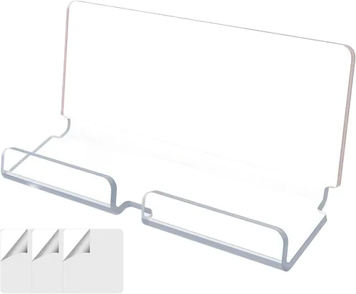 Tablet Wall Mount, Acrylic Smartphone Stand, 18x3.4x9.4cm, Mobile Phone Bracket, Tablet Holder Stand, Clear Acrylic Support, For Home Office