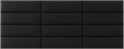 Vista 320 de Vänt - Paneles tapizados de cabecera para montar en la pared, diseño Isabelle, 60 x 23 pulgadas, configuración de 4 paneles individuales
