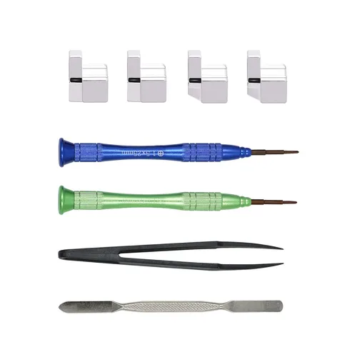 Mcbazel Replacement Metal LR Lock Buckle Set with Open Tool for N-Switch Joy-Con