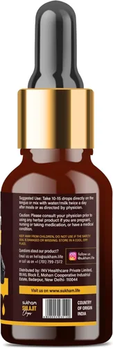 Vista 8 de Himalayan Shilajit - Gotas líquidas – 1 onza líquida Probado en laboratorio de terceros Concentrado líquido Más de 85 minerales traza