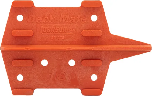 Johnson Level & Tool 60-275 Deck Mate, herramienta espaciadora para tablas de cubierta, naranja, 1 nivel*