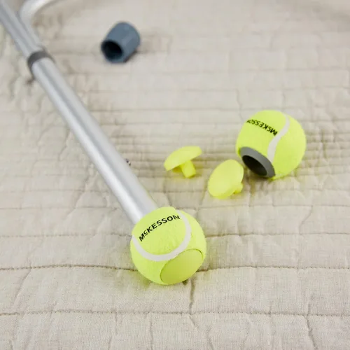 Vista 6 de McKesson Walker Glides, pelotas de tenis, almohadillas de repuesto, 1 par