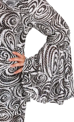 Vista 4 de Disfraz de mujer Foxy Lady Disco Dance Groovy de talla grande