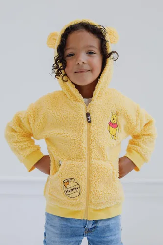Vista 3 de Disney Winnie the Pooh Mickey Mouse Nightmare Before Christmas Lilo & Stitch Monsters Inc. - Sudadera con capucha y cremallera para recién nacido a