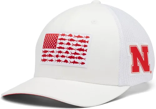 Vista 34 de Columbia Gorra unisex PFG de malla XXL, protección solar, talla única