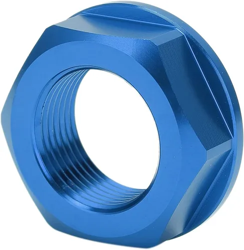 Vista 9 de Fydun M22x1.5 - Tuerca de bloqueo de eje de rueda de aluminio para motocicleta, repuesto para para (azul)