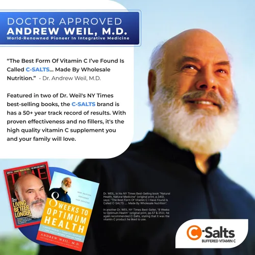 Vista 4 de C-Salts Polvo de vitamina C de ascorbato de calcio puro, bebida en polvo tamponada no ácida sin azúcar para apoyo inmunológico, protección