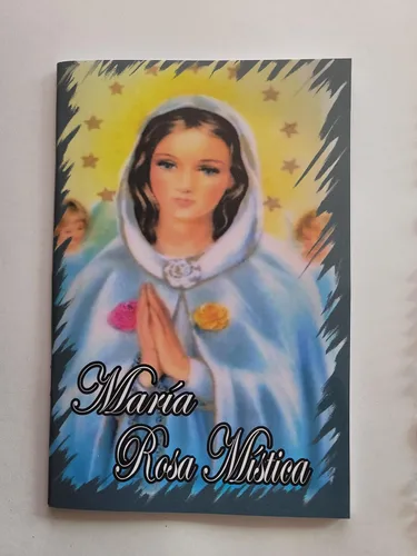 Vista 2 de El Libro de María Rosa Mistica Madre de la Iglesia y Rosario de Cristal de Diferente Colores de la Rosa Mistica
