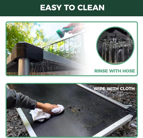 Vista 7 de FXW TitanNest - Cama elevada para perros a prueba de masticación, cuna elevada para uso en interiores, exteriores y campamentos, cama refrescante