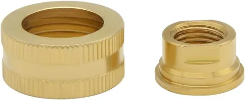 Vista 14 de Hooshing Adaptador giratorio de manguera de jardín de latón 3/4 "GHT a 1" NPT hembra a hembra conector de tuberías