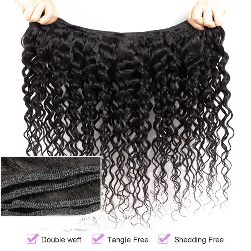 Vista 32 de Extensiones individuales de cabello humano rizado virgen brasileño Jerry rizado ondulado, un paquete de extensiones de cabello sin procesar grado
