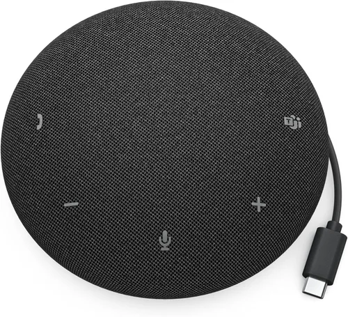 Vista 3 de Dell Altavoz Pro con cable - SP325 - USB-C, certificado Zoom/Microsoft Teams, 4 micrófonos omnidireccionales, micrófonos de cancelación de ruido