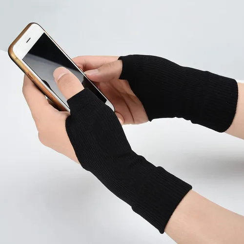Vista 7 de Guantes de compresión con soporte para pulgar y muñeca (1 par), mangas de compresión transpirables con almohadillas de gel suaves para tendinitis