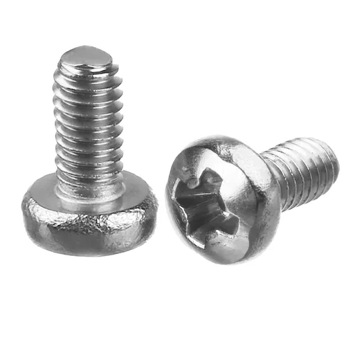 Vista 13 de Heyiarbeit Tornillos de máquina M2.0.197 x 0.157 in Pan Phillips Tornillo de cabeza cruzada Tornillos de acero inoxidable 304 pernos de sujeción