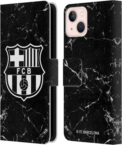 Vista 120 de Head Case Designs Funda de piel con licencia oficial del FC Barcelona Barca Crest Patterns, tipo cartera, compatible con Apple iPhone 7 Plus/iPhone