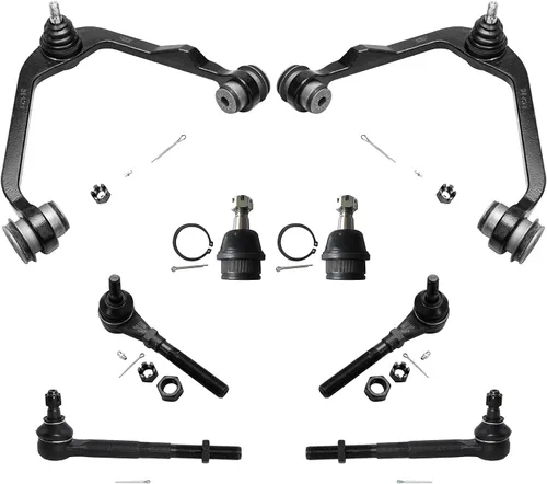 Vista 201 de Detroit Axle - Kit de 8 piezas para Chevy GMC Silverado Sierra Suburban 1500 Yukon Cadillac Escalade 2 brazos de control superior, 2 barras