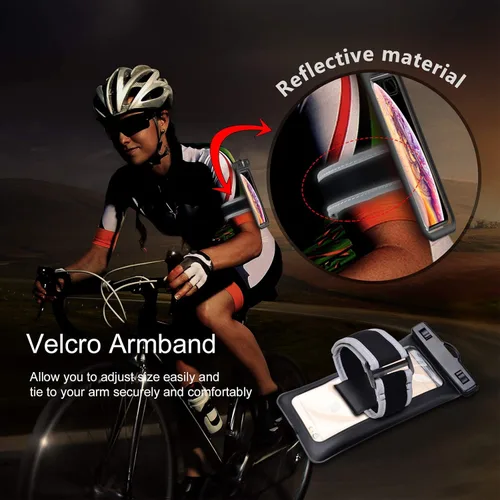 Vista 4 de Funda flotante impermeable para teléfono con cordón y brazalete para bolsa seca para Motorola Moto G Power G Stylus G Play E E6 One 5G G7 Power G7